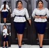 African Print Blouse And Skirt Plus Size Women's Suit 6XL