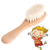 Wooden Handle Brush Baby Hairbrush Newborn Hair Brush Infant