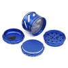 Aluminum Alloy Smoke Grinder 63MM4 Layer Cut-out Side Hole Open Window Metal Grinder