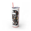 Skinny Tumbler with Straw – 20 oz Stainless Steel Cup
