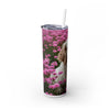 Skinny Tumbler with Straw – 20 oz Stainless Steel Cup