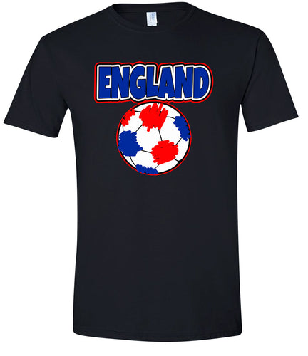 England Soccer Adult Gildan Soft Shirt