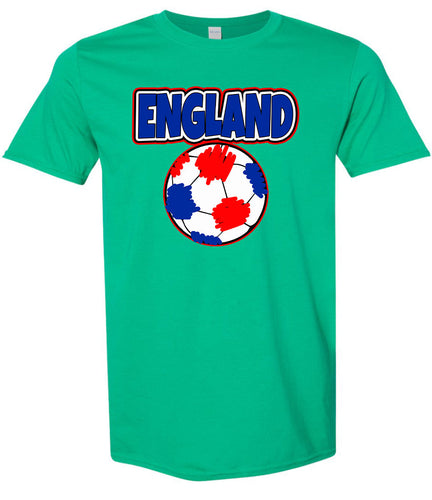 England Soccer Adult Gildan Soft Shirt