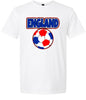 England Soccer Adult Gildan Soft Shirt