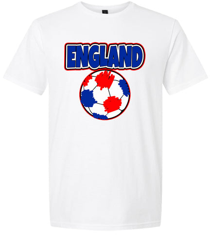 England Soccer Adult Gildan Soft Shirt