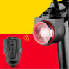 Bike Rear Light With Intelligent Sensor, Anti-theft Alarm, USB Rechargeable, Flash