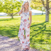 2019 Hot Sale European And American New Product Sling Printed Lace-Up Tall Large Loose Wide Leg One-Piece Long Pants