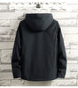 Spring And Autumn Fattening Plus Size Hooded Windbreaker
