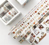 Basic Pattern Color Gift box Set With Salt Pocket Sticker