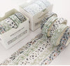 Basic Pattern Color Gift box Set With Salt Pocket Sticker