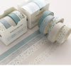 Basic Pattern Color Gift box Set With Salt Pocket Sticker