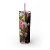 Skinny Tumbler with Straw – 20 oz Stainless Steel Cup