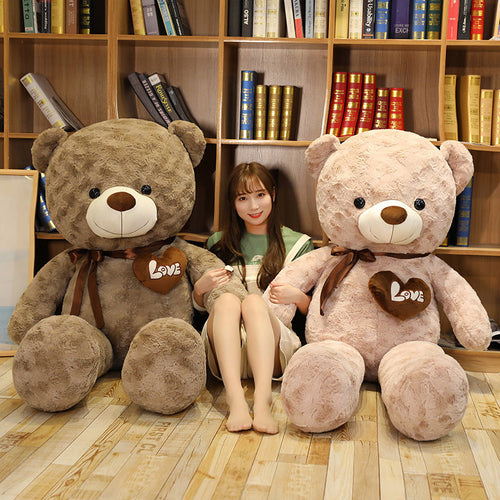 Large Rose Teddy Bear Hug Bear Doll Plush Toy Big Bear Doll Puppet Doll Love Panda Pillow