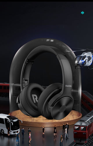 Oneodio Head-Mounted Wireless Bluetooth Headset Anc Active Noise Cancellation Subwoofer  Universal
