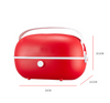 Portable Cooking Electric Lunch Box Stainless Steel Inner Tank Electric Lunch Box Student White Collar Heating Electric Lunch Box