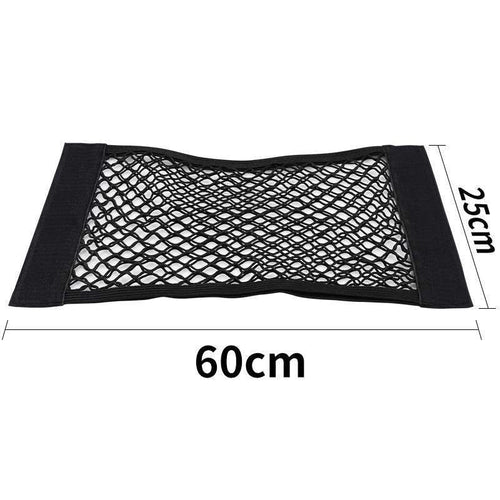 Trunk Car Net Pocket Velcro Car Accessories Storage Bag Net Fixed Net Bag Car Tail Box Storage Bag