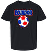 Ecuador Soccer Children's Gildan Soft Shirt