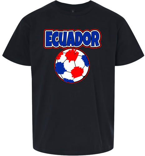 Ecuador Soccer Children's Gildan Soft Shirt