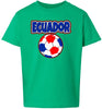 Ecuador Soccer Children's Gildan Soft Shirt