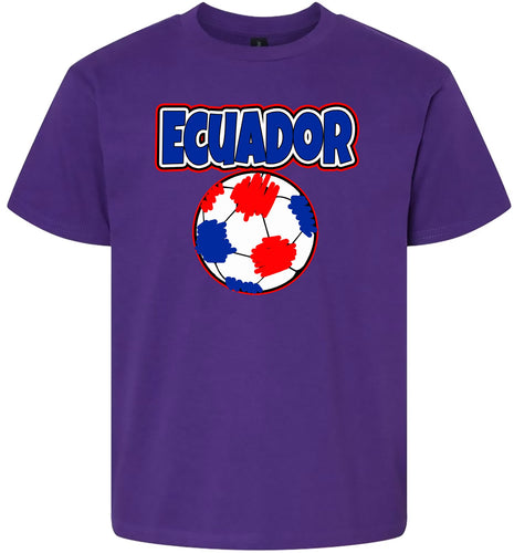 Ecuador Soccer Children's Gildan Soft Shirt