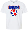 Ecuador Soccer Children's Gildan Soft Shirt