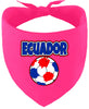 Ecuador Soccer Pet Bandana