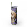 Skinny Tumbler with Straw – 20 oz Stainless Steel Cup