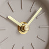 Industrial Style Modern Minimalist Cement Silent Desk Clock Bedroom Bedside Table Nordic Small Desk Clock Round