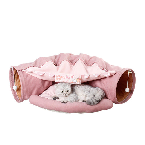 Collapsible Interactive Play Pet Tunnel