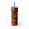 Skinny Tumbler with Straw – 20 oz Stainless Steel Cup