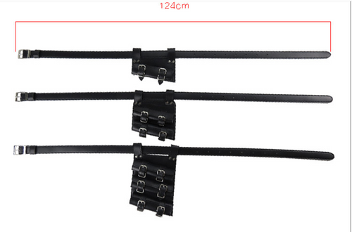 Cosplay Anime Swords PU Leather Sword Strap Back Bag Belt Belt knife Hanging Fixture