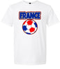 France Soccer Adult Gildan Soft Shirt