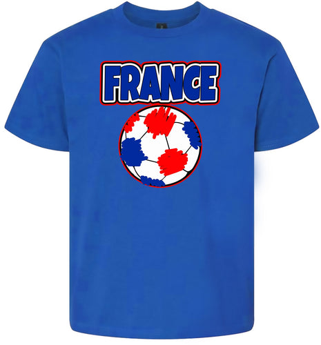 France Soccer Children's Gildan Soft Shirt