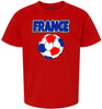 France Soccer Children's Gildan Soft Shirt