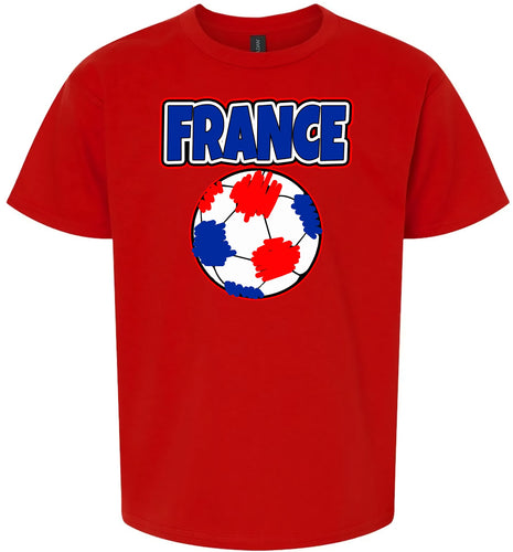 France Soccer Children's Gildan Soft Shirt