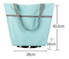 Pull Cart Shopping Food Organizer Trolley Bag On Wheels Bags Folding Portable Shopping Bags Buy Vegetables Bag Tug Package