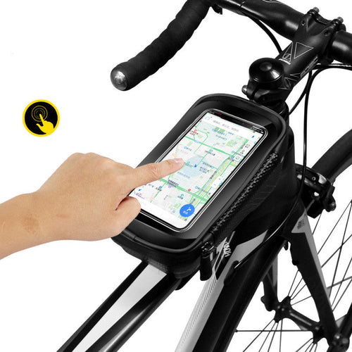 Hard shell bicycle bag mountain bike front beam bag top tube mobile phone bag saddle bag