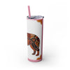 Skinny Tumbler with Straw – 20 oz Stainless Steel Cup