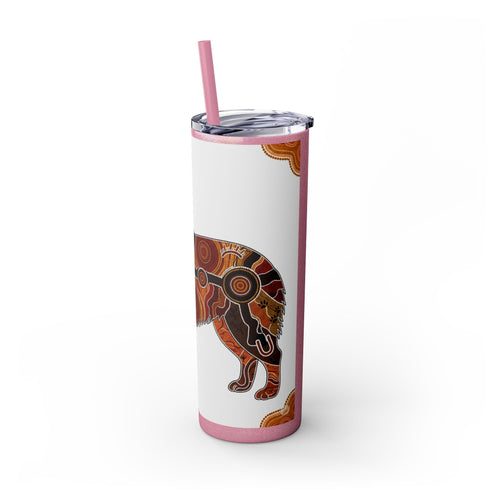 Skinny Tumbler with Straw – 20 oz Stainless Steel Cup