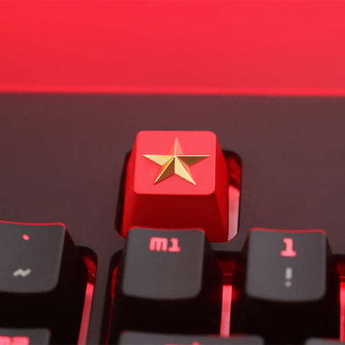 Keystone Customized Personalized Relief Zinc Aluminum Alloy Metal Keycap Mechanical Keyboard  Height Button 68 Yuan File