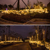 Solar Fiber Optic Reed Light Outdoor Rainproof Lawn Decorative Light
