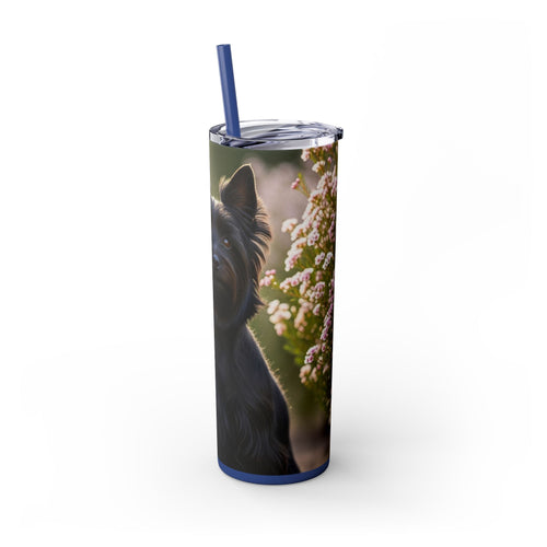 Skinny Tumbler with Straw – 20 oz Stainless Steel Cup