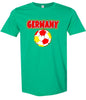 Germany Soccer Adult Gildan Soft Shirt