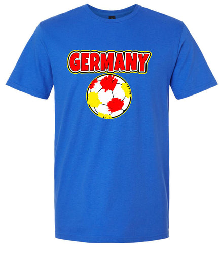 Germany Soccer Adult Gildan Soft Shirt