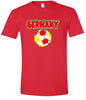 Germany Soccer Adult Gildan Soft Shirt