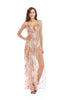 Sling Deep V-neck Sexy Back Long Dress