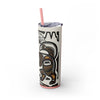 Skinny Tumbler with Straw – 20 oz Stainless Steel Cup