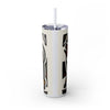 Skinny Tumbler with Straw – 20 oz Stainless Steel Cup