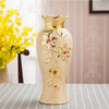 Ceramic Vase Electroplating Gold European Style Home Living Room Decoration