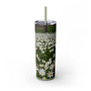 Skinny Tumbler with Straw – 20 oz Stainless Steel Cup